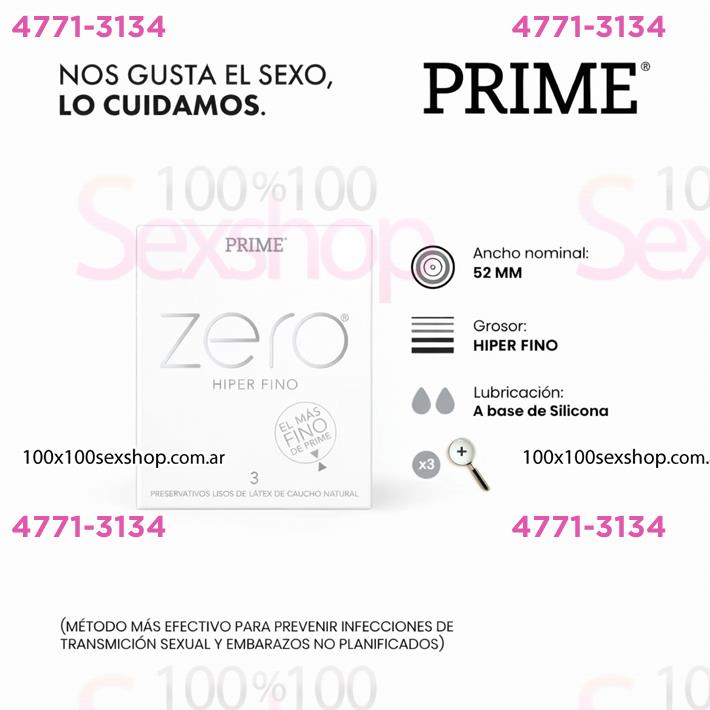 Cód: CA FP ZERO - Preservativos Zero Hipero Fino - $ 6200